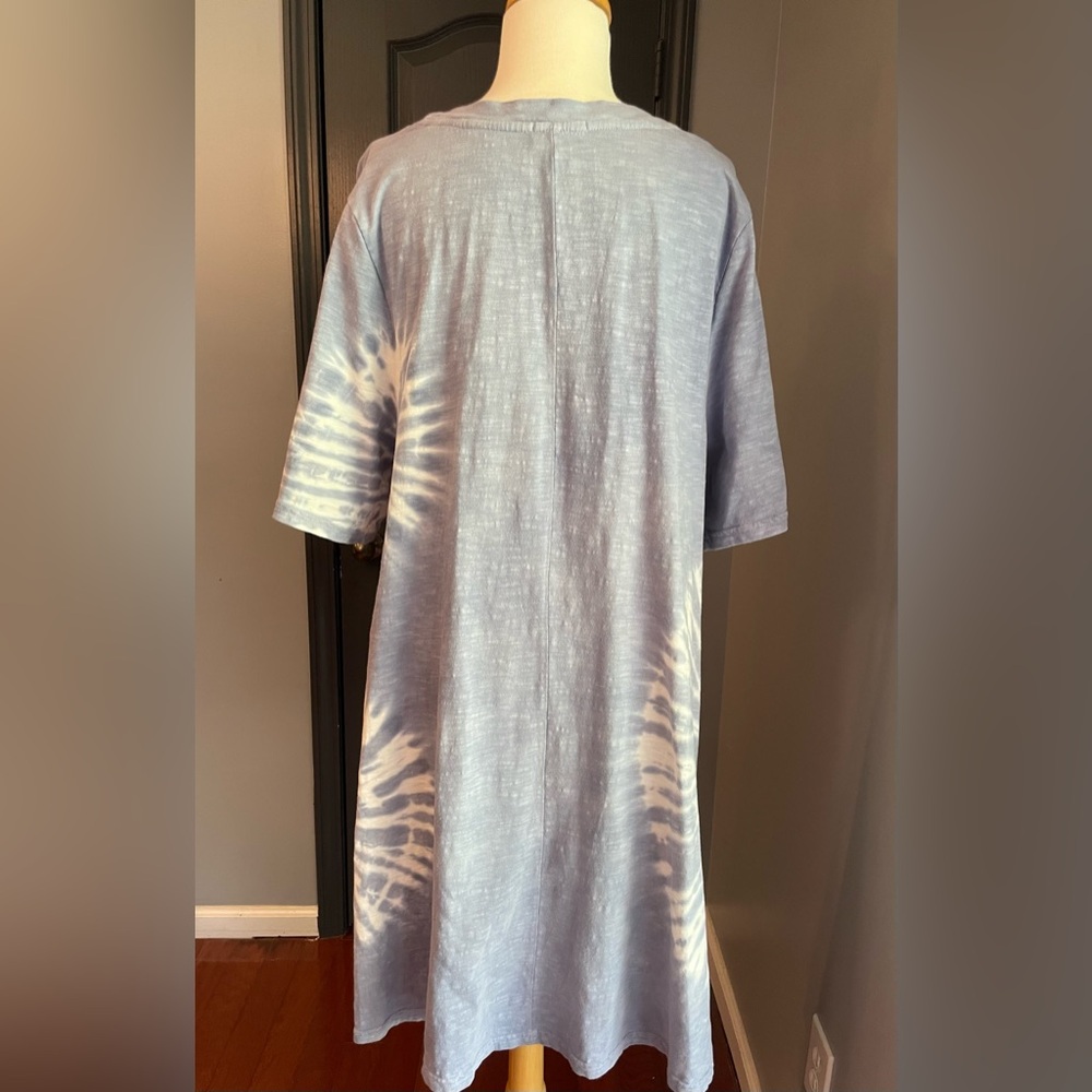 Fresh Produce Tie Dye Cotton Dress with Pockets - Picture 3 of 11